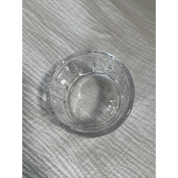 Clear “Salt” Cellar , Ribbed - Picture 2 of 3